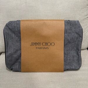 Jimmy Choo Parfums Gray Black Weekend Bag